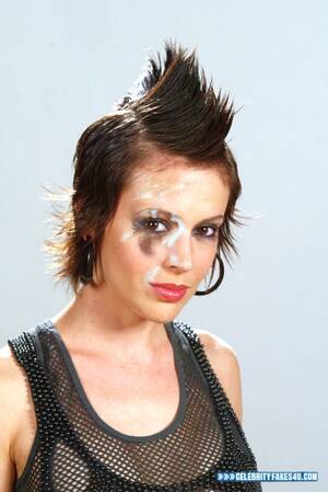 Alyssa Milano Fake Porn Cum - Alyssa Milano Cumshot Facial 001 Â« Celebrity Fakes 4U