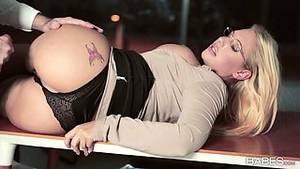 Hot Secretary And Boss - Sensual secretary Kyra Hot is fucked by hot tempered boss right on the table