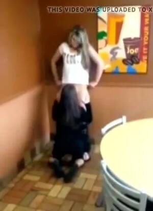 lesbian sex restaurant - Young lesbians have oral sex in a restaurant - Lesbian Porn Videos
