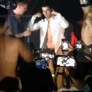 Nick Jonas Nude Porn - Nick Jonas Strips Some in Gay Bar
