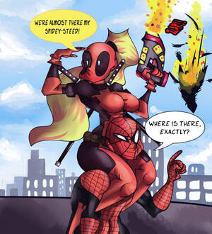 Deadpool And Lady Deadpool Porn - Lady Deadpool and Spidey crossover. I also made this into a Video, you can  watch it Here.  https://www.youtube.com/watch?v=vYN9-o0Xa6k&list=UUXthavvOJBeJmd-cDSfBKGg  sorry for not updating that much, In between with Problems and Commissions.  Well, hope