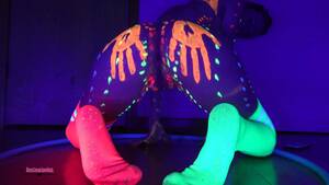 Neon Body Paint Porn - Blacklight Paint, Dildos, & Hooping- thank you for 50K! - Pornhub.com