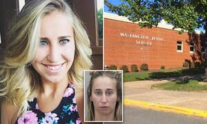 Middle School Student Porn - Female Virginia science teacher, 28, is charged with possession of child  pornography | Daily Mail Online