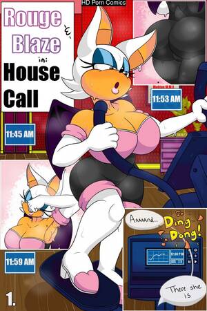 Blaze And Rouge Lesbian Hentai Comic - Rouge And Blaze In House Call comic porn | HD Porn Comics
