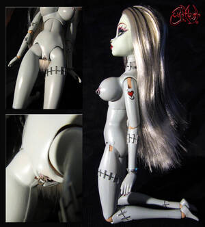 Monster High Frankie Stein Porn - Monster High Frankie Stein Custom OOAK Doll Nude 4 by jvcustoms on  DeviantArt