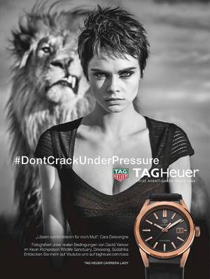 Heather Greene Las Vegas Porn - Cara Delevingne stars in Tag Heuer campaign