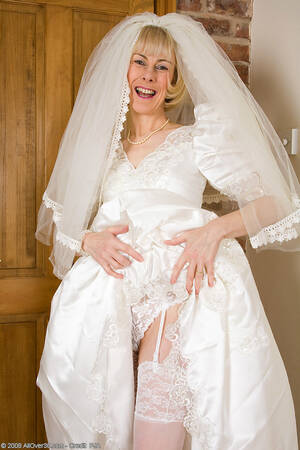 Granny Wedding Porn - Granny in Wedding Dress and Stockings | MOTHERLESS.COM â„¢