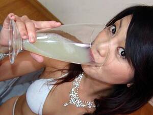 asian cum drinking - Images: Asian is drinking a large.