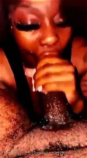 Mean Ebony Porn - Watch Mean Cum In Mouth - Cum In Mouth, Sloppy Toppy, Ebony Blowjob Porn -  SpankBang