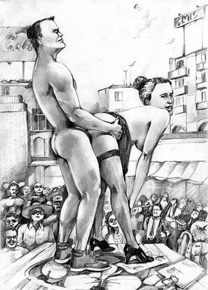 hard sex drawing - Sluts Rough Sex Drawings | BDSM Fetish