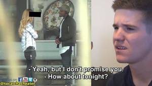 Cheating Her Boyfriend - The boyfriend watches on in despair as his girlfriend flirts and sets up a  coffee date