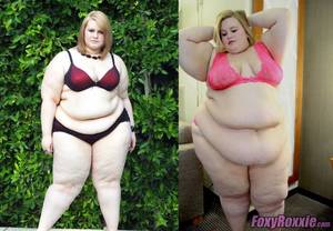 Bbw Weight Loss Porn - ssbbw-loverfa: â€œIncredible Weight Gain of SSBBW Foxy Roxxie â€