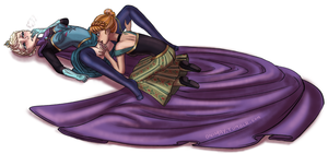 Extreme Toon Porn Frozen - Anna is going to make Elsa's puss scorching again! â€“ Frozen Hentai