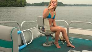 blonde teen boat - Free Blonde TEEN Step Sister Gets PUBLIC CREAMPIRE ON BOAT! Porn Video HD