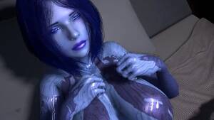 Halo Porn - Sex with Cortana on the Bed : Halo 3D Porn Parody