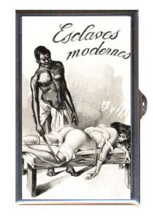 black ass spanking cartoons - BLACK MAN SPANKING NUDE BUTT WHITE WOMAN BONDAGE Guitar Pick or Pill Box  USA Made