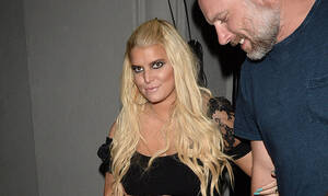 Jessica Simpson Porn - Jessica Simpson Drunk? â€” Singer Looks Worse for Wear With Hubby | Life &  Style