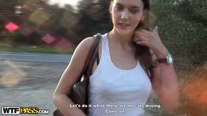 charming university - Charming university student shows her boobs for money outdoors - AnySex.com  Video