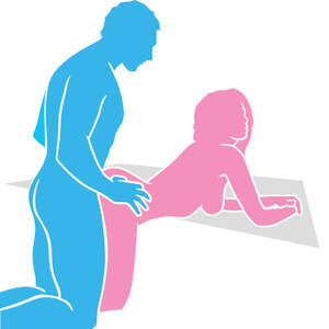 Bent Over Sex Positions - Bent Over Illustrated Sex Position | Adam and Eve's Guide to Sex