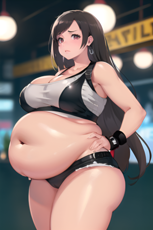 fat anime breasts - Rule34 - If it exists, there is porn of it / tifa lockhart / 7690907