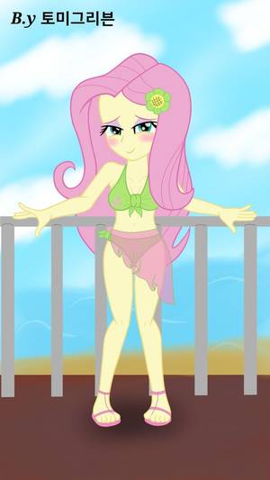 fluttershy foot porn - #1240459 - artist:tommygeruibeun, beautiful, belly button, bikini,  blushing, clothes, equestria girls, feet, flower, flower in hair, fluttershy,  hot, ...