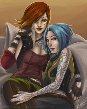 Maya Borderlands 2 Lilth Porn - Borderlands - Lilith and Maya by Sonellion.deviantart.com on @deviantART