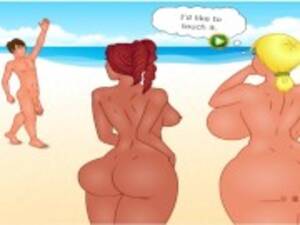 naked beach toons - Adventure On A Nude Beach. Big Cock Massage | Cartoon Porn Games - xxx  Mobile Porno Videos & Movies - iPornTV.Net
