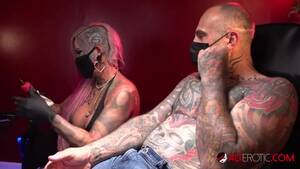 free tattoo porn videos - Free Evilyn Ink bangs Sascha after giving him a tattoo Porn Video HD