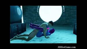Blue Alien - 3D Blue Alien Hottie Fucked in a Temple! - XVIDEOS.COM