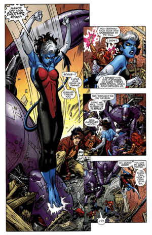 Nightcrawler X Angel Porn - Rogue (after switching powers with nightcrawler) from Marvel :  r/TopCharacterDesigns