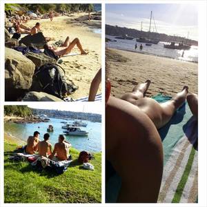 beach nude singapore - Nevertheless, I enjoyed my tanning session at Cobbler's Beach, Sydney  Australia. It's fun strolling around the sandy beach, naked .