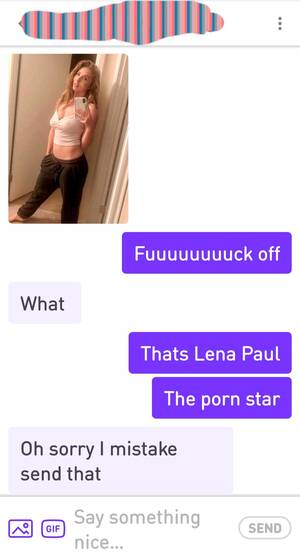 Emma Watson Schoolgirl Fucked By Giant Dick - This whisper scam/catfish has definitely become passÃ©, why do they always  use Lena Paul too? : r/quityourbullshit