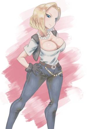 Android 18 Sexy Girls - Android 18 from Dragon Ball Z by n3rke8ys - More at https://pinterest