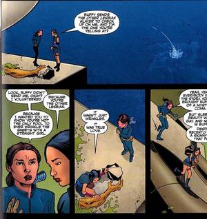 Buffy Lesbian Comic - It's a little odd how the above scenes seem to infer that Kennedy and Satsu  are the only lesbians in ...