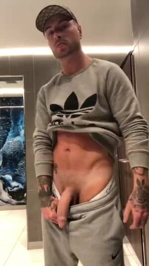 huge toilet cock - Big sexy uncut cock cums in public toilet - Videos - Cockmeter.com