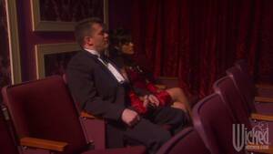 handjob movie theatre - Brunette hottie Kaylani Lei gives a handjob to some man i... | Any Porn