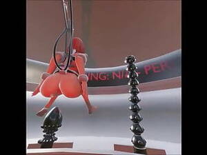 3d bondage anal sex - 3D Anal bondage machine | xHamster
