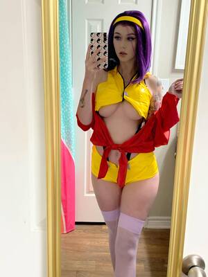 Cowboy Bebop Cosplay Porn - Finally got to cosplay Faye Valentine, here's a selfie I took ðŸ’œ : r/ cowboybebop