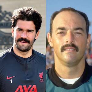 Alisson Porn - Moustache Alisson is back ðŸ‘¨ðŸ» : r/LiverpoolFC