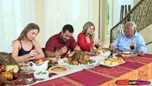 family dinner - Moms Bang Teenager masturbation-masturbation Horny Family Thanksgiving