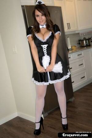 Bryci French Maid Blowjob - Bryci French Maid - XXGASM