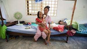Cambodian Toddler Porn - Chheav Chenda and her daughter, Malita, were attacked with acid in 2008 in  Phnom