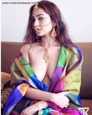 indian nude marriage - Half Nude Newly Married Indian Bride XXX HD Porn Pic