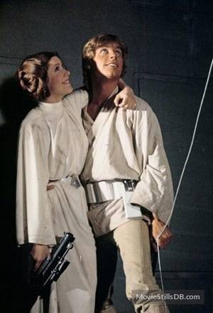 Luke Carrie Fisher Porn - Star Wars A New Hope Mark Hamill as Luke Carrie Fisher as Princess Leia