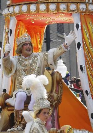 Fat Tuesday Porn - The Hardy Fowler King of Carnival greets parade goers as the Rex Parade  moves through the central business district of New Orleans. Fat Tuesday is  still ...