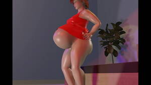 3d Pregnant Belly Inflation Porn - Maternity Clothing - Growing a Giant Pregnant Belly - XAnimu.com