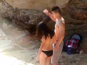 asian voyeur beach - Asian Couple Beach Porn Video | HotMovs.com