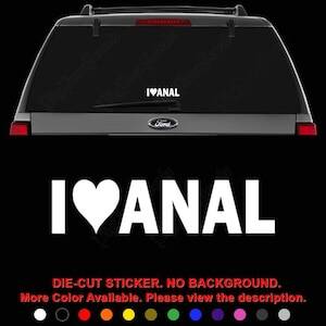 Anal Bumper Cars - I Love Anal Bumper Sticker - Etsy