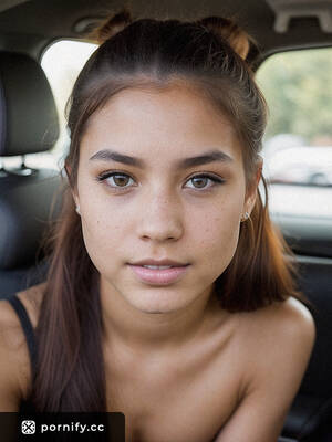 latina girl in car blowjob - Teen Latina Babe Gives a Sloppy Blowjob in the Backseat of a Car | Pornify  â€“ Best AI Porn Generator