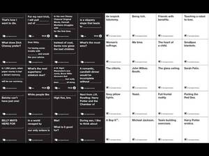 German Dungeon Porn Cah - Cards Against Humanity | German Dungeon Porn Club | TerriblePain - YouTube